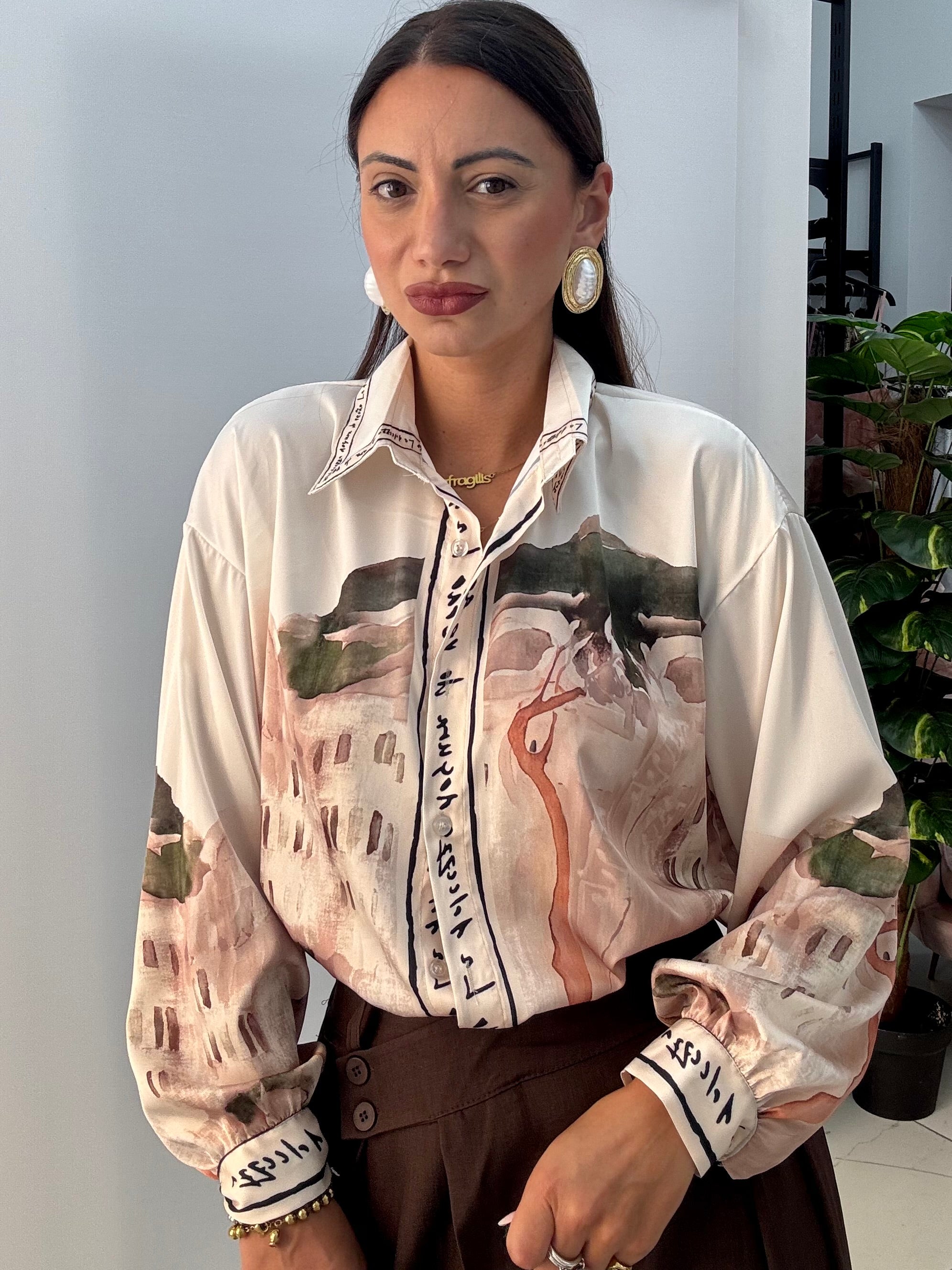 Camicia Panorama Bianco